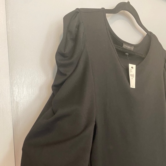 NWT 3/4 sleeves black top - Picture 3 of 5